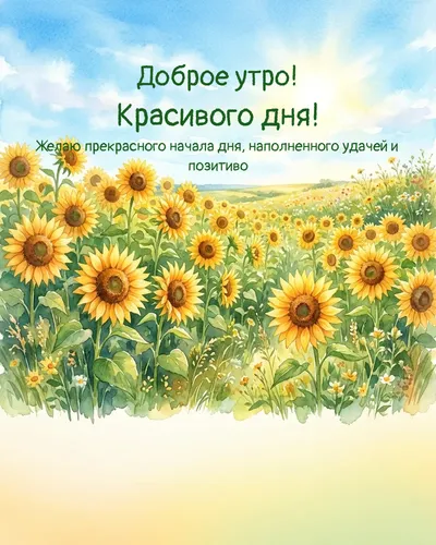 Доброе утро! Красивого дня! — morning summer 12